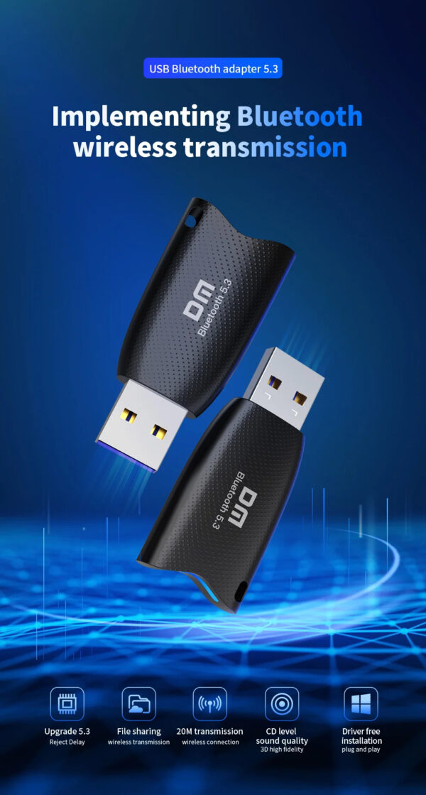 LUXWALLET BluetoothBoost - Bluetooth 5.3 - CSR Chip - USB 2.0 - 15-20m Afstand - 3Mbps - Zwart - Afbeelding 13