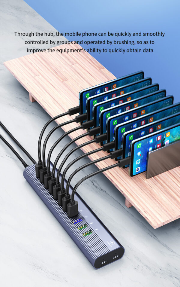 LUXWALLET SpeedLink Nexus - 13 Poorten - USB 3.0 - Hub - Oplaadpoort - Type C - Zilver - Afbeelding 19