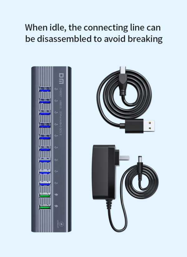 LUXWALLET SpeedLink Nexus - 13 Poorten - USB 3.0 - Hub - Oplaadpoort - Type C - Zilver - Afbeelding 20