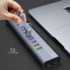 LUXWALLET SpeedLink Nexus - 13 Poorten - USB 3.0 - Hub - Oplaadpoort - Type C - Zilver - Afbeelding 4