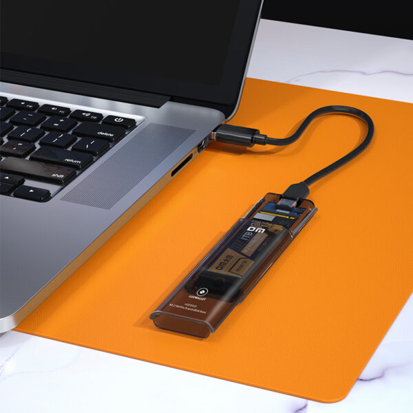 LUXWALLET TurboDriveBox - Solid State Harde Schijf Behuizing - Type-C 3.2 - M.2 SSD NVMe - 10Gbps - Ondersteunende harde schijf 2230/2242/2260/2280 - Afbeelding 3
