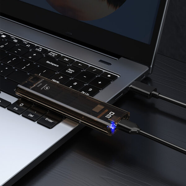 LUXWALLET TurboDriveBox - Solid State Harde Schijf Behuizing - Type-C 3.2 - M.2 SSD NVMe - 10Gbps - Ondersteunende harde schijf 2230/2242/2260/2280 - Afbeelding 6