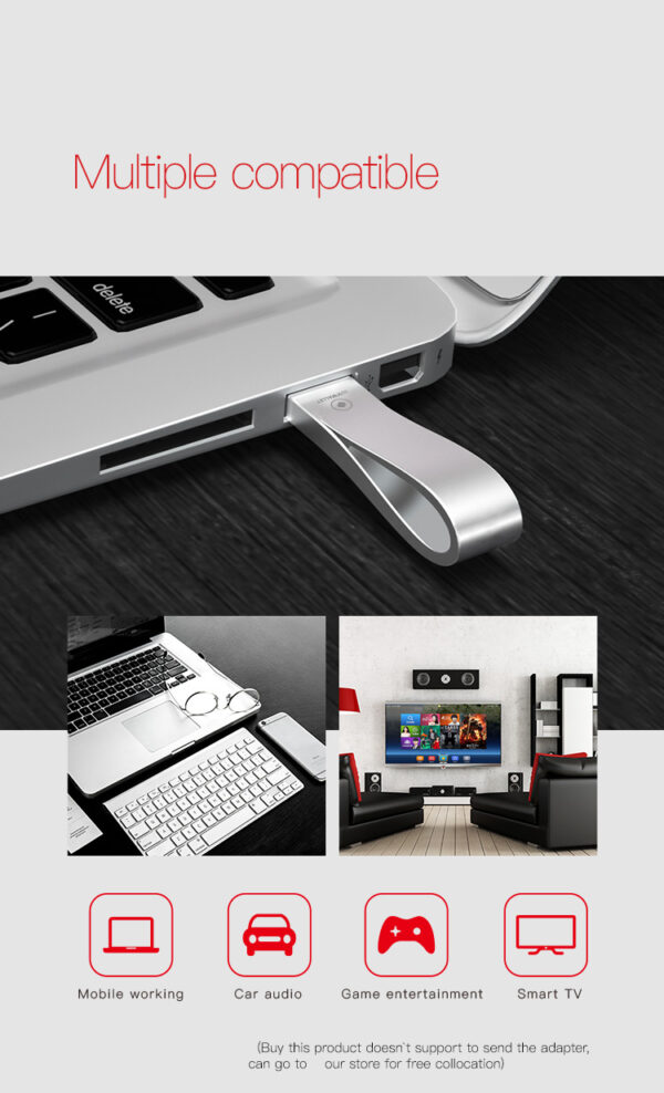 LUXWALLET SonicSwift – USB 2.0 Flashdrive – Metalen Behuizing – Stijlvol Design - USB Stick – OTG – 128GB – Zilver - Afbeelding 13