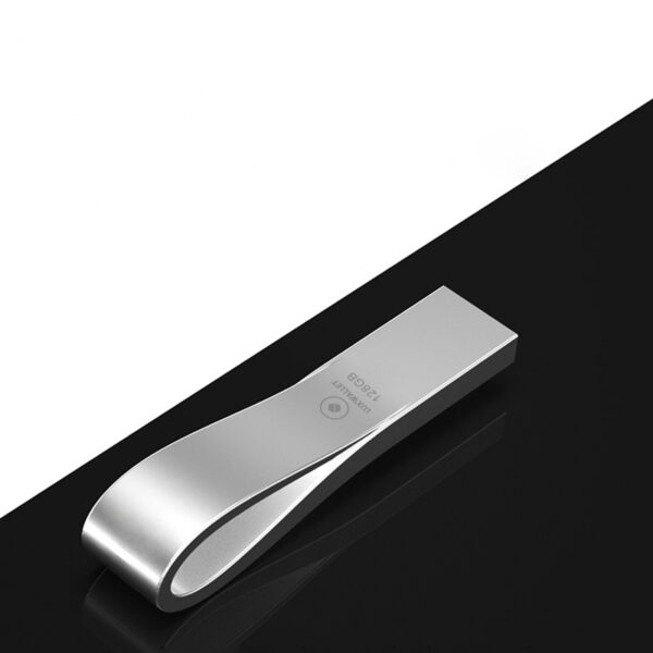 LUXWALLET SonicSwift – USB 2.0 Flashdrive – Metalen Behuizing – Stijlvol Design - USB Stick – OTG – 128GB – Zilver - Afbeelding 5