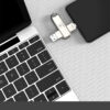 LUXWALLET SwiftSync – USB 3.2 Naar USB-C 3.1 Flashdrive - 90° Rotatie – Ingebouwde Beveiliging – USB Stick – OTG – 256GB – Zilver - Afbeelding 10