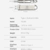 LUXWALLET SwiftSync – USB 3.2 Naar USB-C 3.1 Flashdrive - 90° Rotatie – Ingebouwde Beveiliging – USB Stick – OTG – 256GB – Zilver - Afbeelding 17