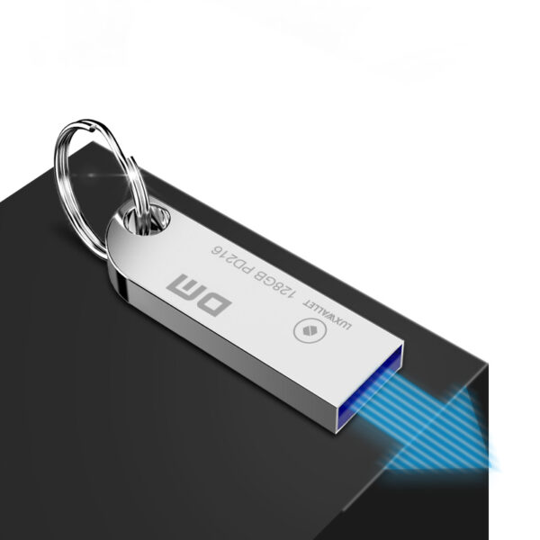 LUXWALLET EliteDrive – USB 2.0 Flashdrive – Ingebouwde Beveiliging – Metalen Behuizing – Stijlvol Design - USB Stick – OTG – 128GB – Zilver - Afbeelding 5