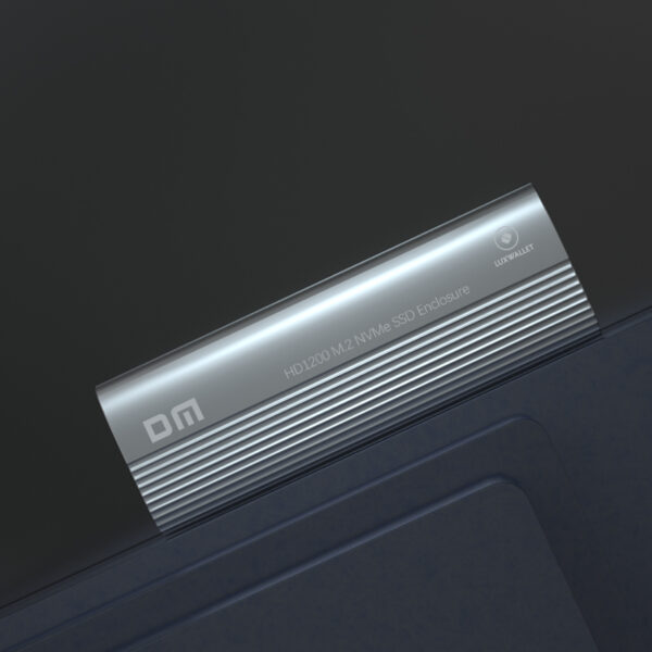 LUXWALLET TurboDrive - USB 3.1 - Type C - SSD Behuizing - NVMe - Plug & Play - Aliminium - Zilver - Afbeelding 4