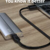 LUXWALLET TurboDrive - USB 3.1 - Type C - SSD Behuizing - NVMe - Plug & Play - Aliminium - Zilver - Afbeelding 11