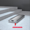 LUXWALLET TurboDrive - USB 3.1 - Type C - SSD Behuizing - NVMe - Plug & Play - Aliminium - Zilver - Afbeelding 5