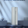 LUXWALLET TurboDrive - USB 3.1 - Type C - SSD Behuizing - NVMe - Plug & Play - Aliminium - Zilver - Afbeelding 8