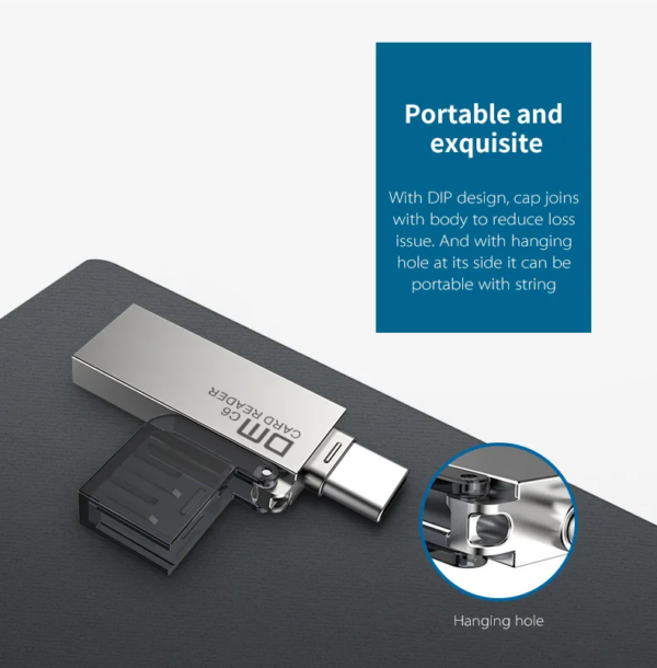 LUXWALLET C-Transit - USB-C Naar USB 2.0 Kaartlezer - Compatibel Met Micro SD Kaart - Plug-and-Play - Compact en Draagbaar – Zilver - Afbeelding 13