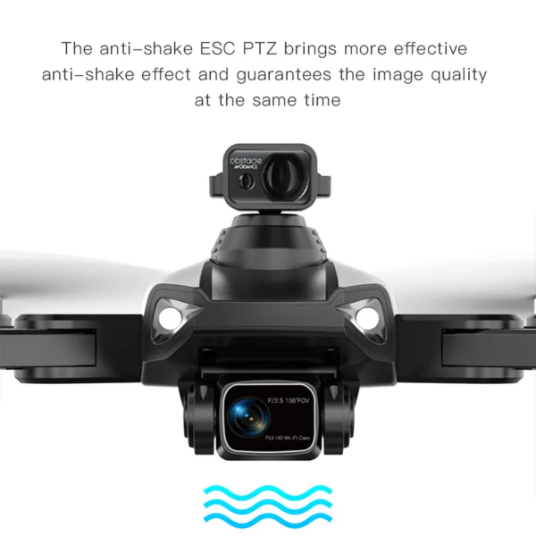 LUXWALLET Libra LAOS - WiFi GPS 4K Drone – Laser Obstakel Ontwijking - 30KM/h - 214 Gram - 2MP - Stabilisator - 1200m + 2x Accu - Afbeelding 2