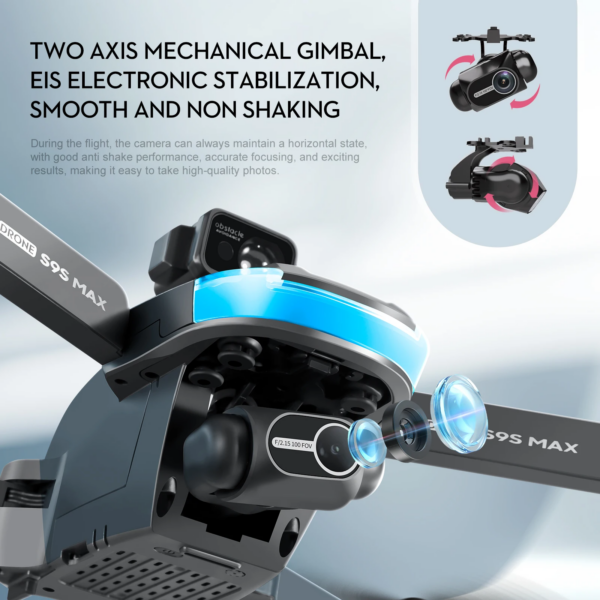LUXWALLET SkyBlitz – 5G GPS Drone – Laser Obstacle Avoidance – Return To Home – Volg Mij Modus – Gebaren Foto – Multi Vluchtmodus – 50x Zoom - Zwart - Afbeelding 22