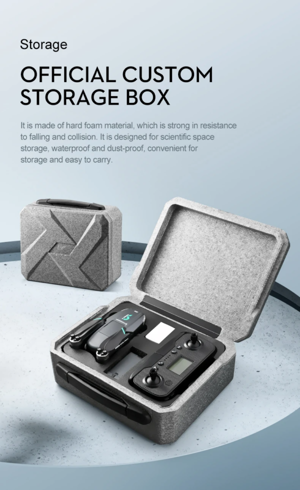 LUXWALLET SkyBlitz – 5G GPS Drone – Laser Obstacle Avoidance – Return To Home – Volg Mij Modus – Gebaren Foto – Multi Vluchtmodus – 50x Zoom - Zwart - Afbeelding 20