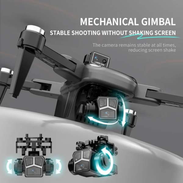 LUXWALLET Libra Hover – Drone Met Laser Obstacle Avoidance – Return To Home – Volg Mij Modus – Ingebouwde Gimbal – EIS Stabilisatie – Mobiele App – Traject Vlucht - Afbeelding 8