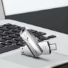 LUXWALLET DataSwift – USB 3.0 Naar USB-C 3.0 Flashdrive - 360° Rotatie – USB Stick – OTG – 256GB - Zilver - Afbeelding 14