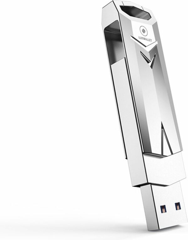 LUXWALLET DataSwift – USB 3.0 Naar USB-C 3.0 Flashdrive - 360° Rotatie – USB Stick – OTG – 64GB - Zilver - Afbeelding 4