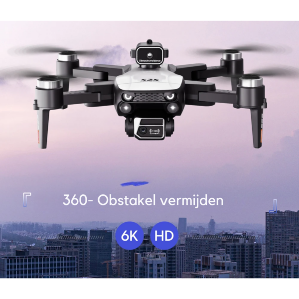 LUXWALLET Libra Spectra2 – 2025 Editie - Drone Met Laser Obstakel Ontwijking – Headless Modus – Routeplanning Via App - 360° Stuntmodus – Volg Mij Modus – Drone Onder A1 - Wit - Afbeelding 24