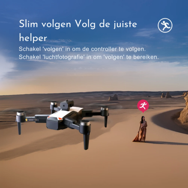 LUXWALLET Libra Spectra2 – 2025 Editie - Drone Met Laser Obstakel Ontwijking – Headless Modus – Routeplanning Via App - 360° Stuntmodus – Volg Mij Modus – Drone Onder A1 - Wit - Afbeelding 14
