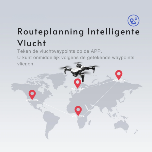 LUXWALLET Libra Spectra2 – 2025 Editie - Drone Met Laser Obstakel Ontwijking – Headless Modus – Routeplanning Via App - 360° Stuntmodus – Volg Mij Modus – Drone Onder A1 - Wit - Afbeelding 15