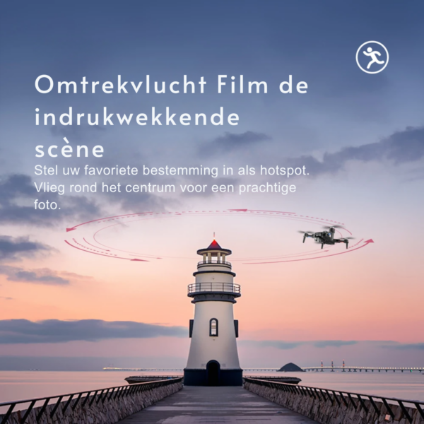 LUXWALLET Libra Spectra2 – 2025 Editie - Drone Met Laser Obstakel Ontwijking – Headless Modus – Routeplanning Via App - 360° Stuntmodus – Volg Mij Modus – Drone Onder A1 - Wit - Afbeelding 16