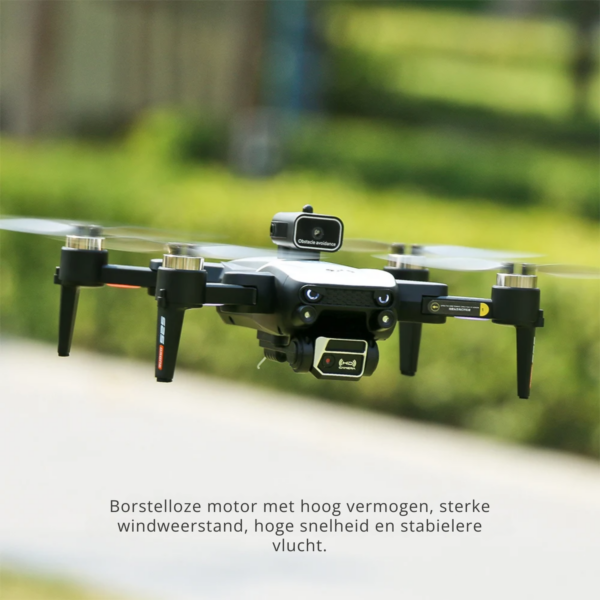 LUXWALLET Libra Spectra2 – 2025 Editie - Drone Met Laser Obstakel Ontwijking – Headless Modus – Routeplanning Via App - 360° Stuntmodus – Volg Mij Modus – Drone Onder A1 - Wit - Afbeelding 3