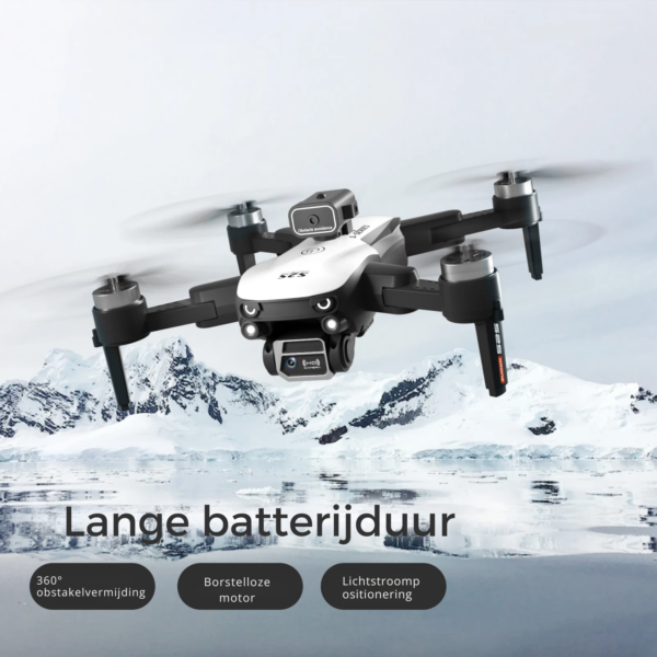 LUXWALLET Libra Spectra2 – 2025 Editie - Drone Met Laser Obstakel Ontwijking – Headless Modus – Routeplanning Via App - 360° Stuntmodus – Volg Mij Modus – Drone Onder A1 - Wit - Afbeelding 4