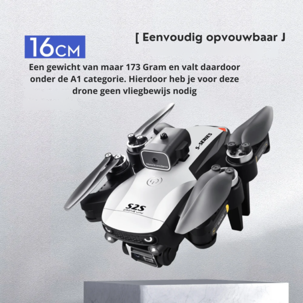 LUXWALLET Libra Spectra2 – 2025 Editie - Drone Met Laser Obstakel Ontwijking – Headless Modus – Routeplanning Via App - 360° Stuntmodus – Volg Mij Modus – Drone Onder A1 - Wit - Afbeelding 5