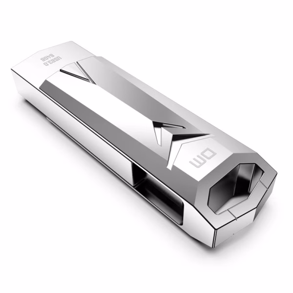 LUXWALLET SwiftStick - USB 3.0 Flashdrive - 360° Draaibare Cover – Sleutelhangerdesign - Ultrasterke Zinklegering - Windows 98/2000/XP/Vista/7/8/10/11 - MacOS 9.x en hoger - Linux Kernel 2.4.x en hoger – 128GB - Afbeelding 3
