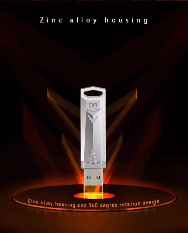 LUXWALLET SwiftStick - USB 3.0 Flashdrive - 360° Draaibare Cover – Sleutelhangerdesign - Ultrasterke Zinklegering - Windows 98/2000/XP/Vista/7/8/10/11 - MacOS 9.x en hoger - Linux Kernel 2.4.x en hoger – 128GB - Afbeelding 6